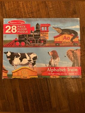 Melissa & Doug Alphabet Train Puzzle